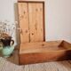 Coffre en bois vintage