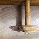 3-spoke turned wooden hook