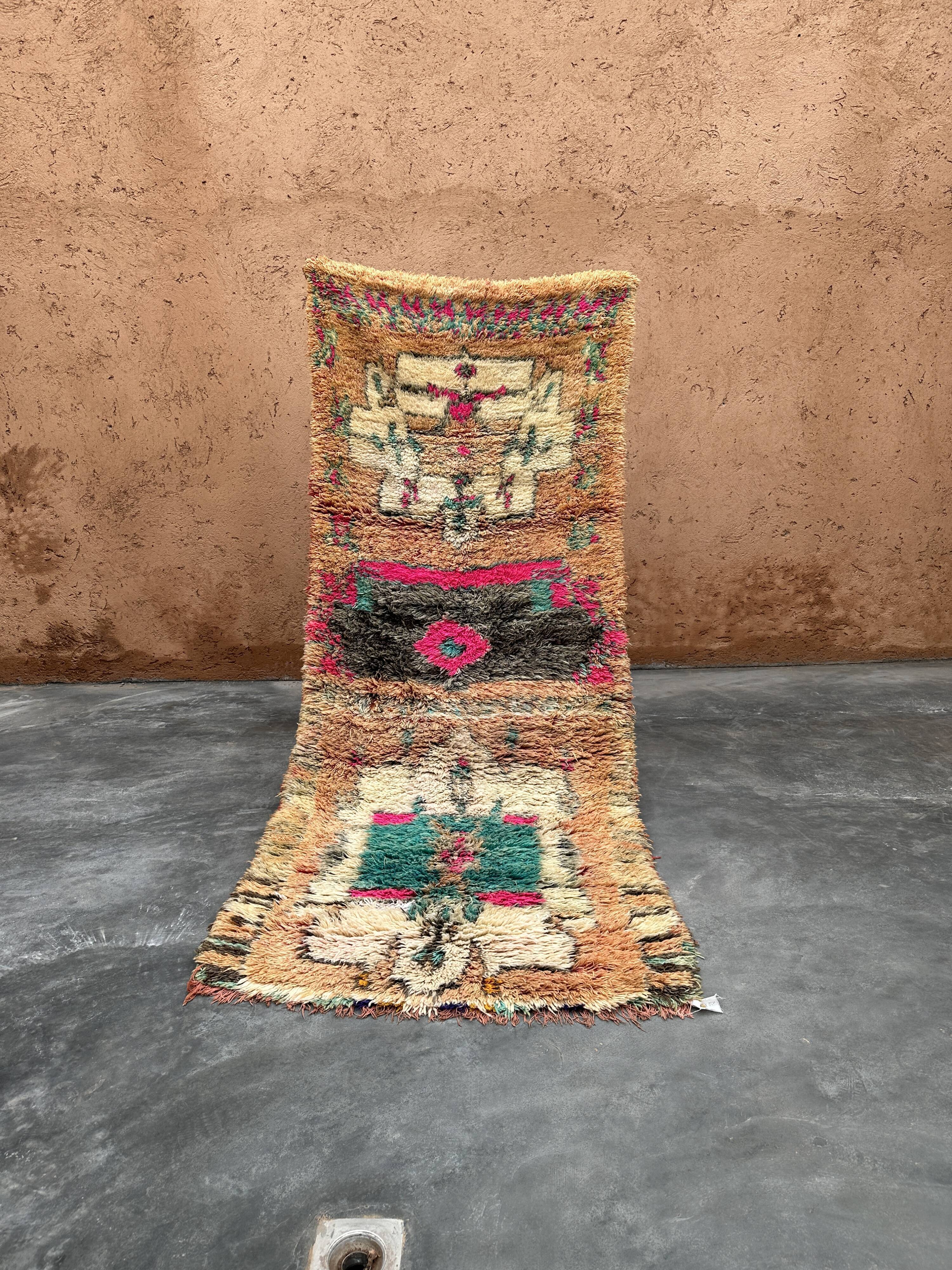 Moroccan carpet - 120 x 298 cm