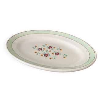 Luneville opaque porcelain dish