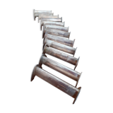 Silver metal knife holder