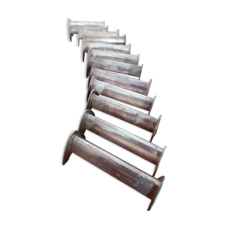 Silver metal knife holder