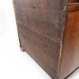 Empire chest of drawers of polished mahogany, 1820