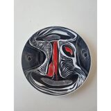 Hanna Modrzewska Nowosielska, decorative plate, 1960s.