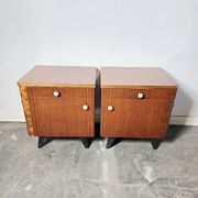 70s Mid Century Nightstand 1 of 2