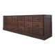 Oak drawer unit — early 20th century
