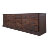 Oak drawer unit — early 20th century
