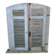 Pair of old 19th century louvered shutters