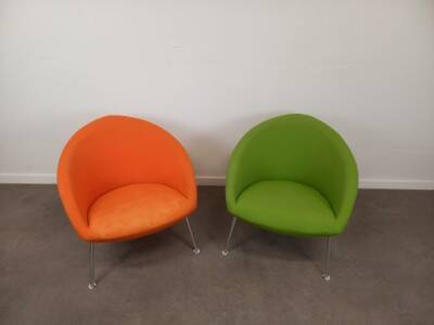 Pair of Hanna armchairs, Artifort brand