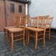 Lot de 7 chaises bistrot Luterma, 1950