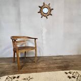 Vintage beech armchair