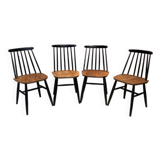 Set of four TAPIOVAARA style chairs