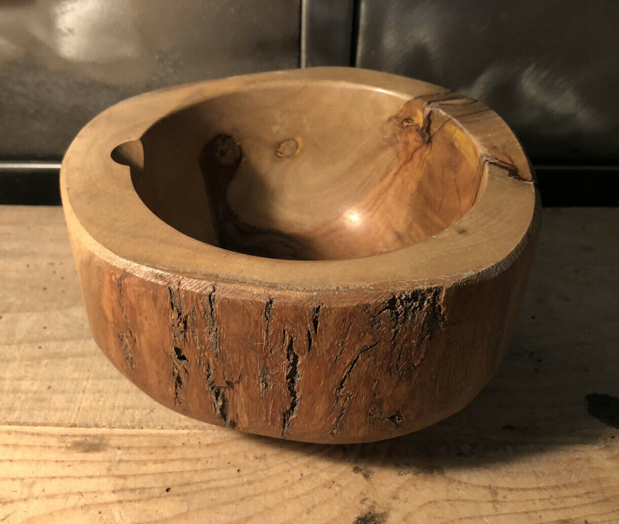 Empty cup wooden pocket