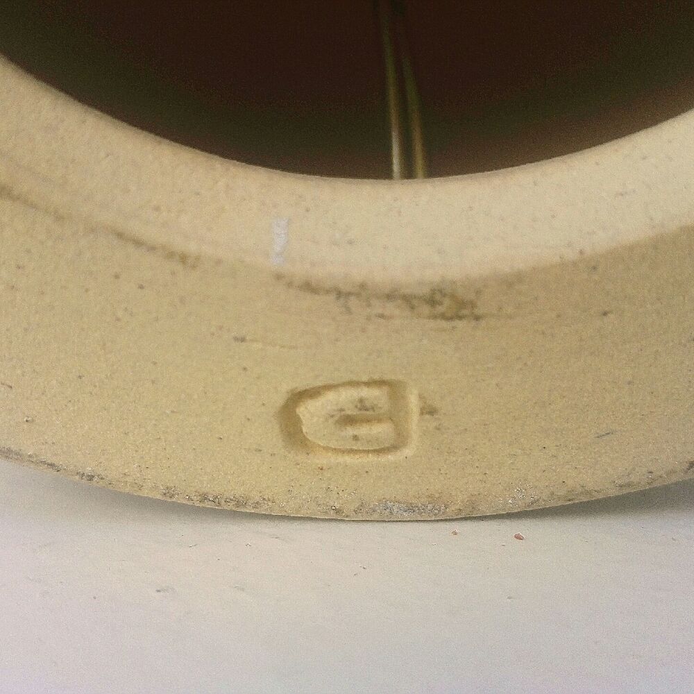 Ceramic lamp foot by Eduardo Constantino