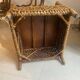 Rattan armchair + 2 cushions
