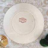 6 iron earth dessert plates lot 4