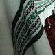Cotton &  linen tablecloth vintage light green color