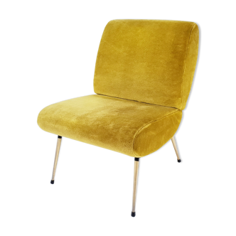 Mustard armchair by Pelfran