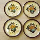 Vintage Villiroy and Boch Corfou Collection Set of 4 Dinner Plates 3802