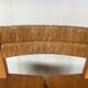 Pair of straw and elm chairs