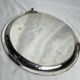 Antique silver-plated metal tray, Cunard Company, England, early 20th century
