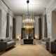 Italian Murano Glass Prism Trilobi Chandelier 1970’s