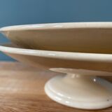 Set of two dishes, model "spring" Salins France