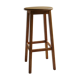 High wooden tabouret