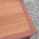 Vintage bedside table with compass legs from the 50s