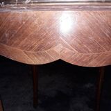 Table basse style Louis XV dessus marbre