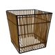 Vintage Rohe Noordwolde rattan basket by Dirk van Sliedrecht 60's Design