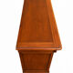 Louis Philippe chest of drawers with 4 drawers and brass.