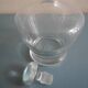 antique blown glass carafe engraved art table vintage blown glass carafe