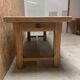 Solid oak farmhouse table – authentic charm