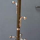 Coat rack on vintage stand