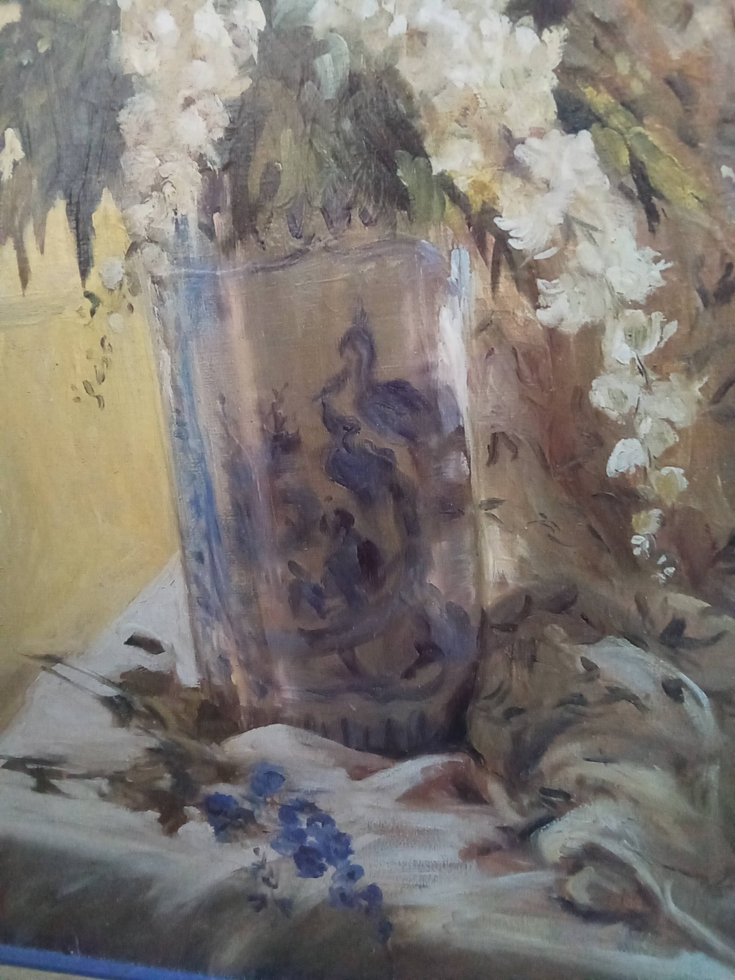 Painting depicting a bouquet