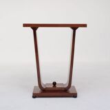 Art Deco console table in walnut