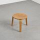 Tabouret bas par Hans Bellmann, éd. Horgen Glarus, Suisse, vers 1950
