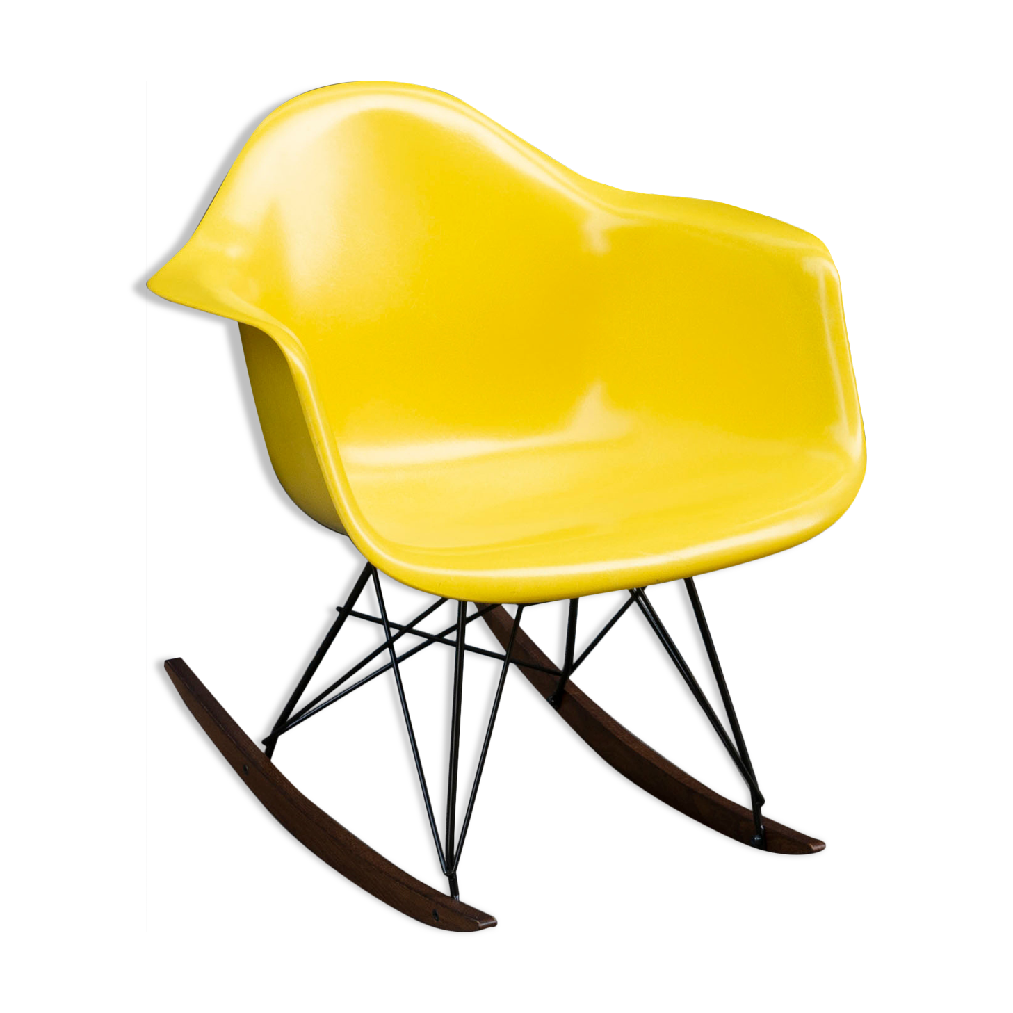 Rocking Chair Bright Yellow by Charles & Ray Eames - Herman Miller