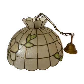 Brass mother-of-pearl suspension