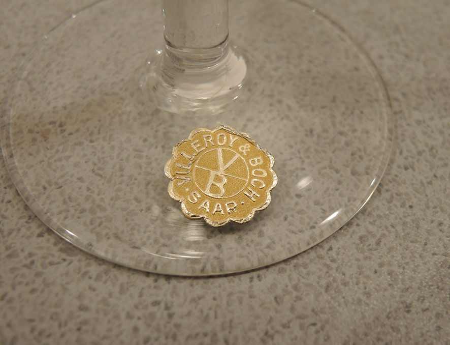 9 Old Stemmed Glasses – Cut Pattern – Villeroy Boch