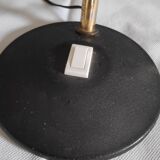 Lampe de bureau cocotte noire et dorée
