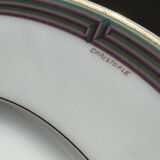 6 Christofle dessert plates, vintage Parma model