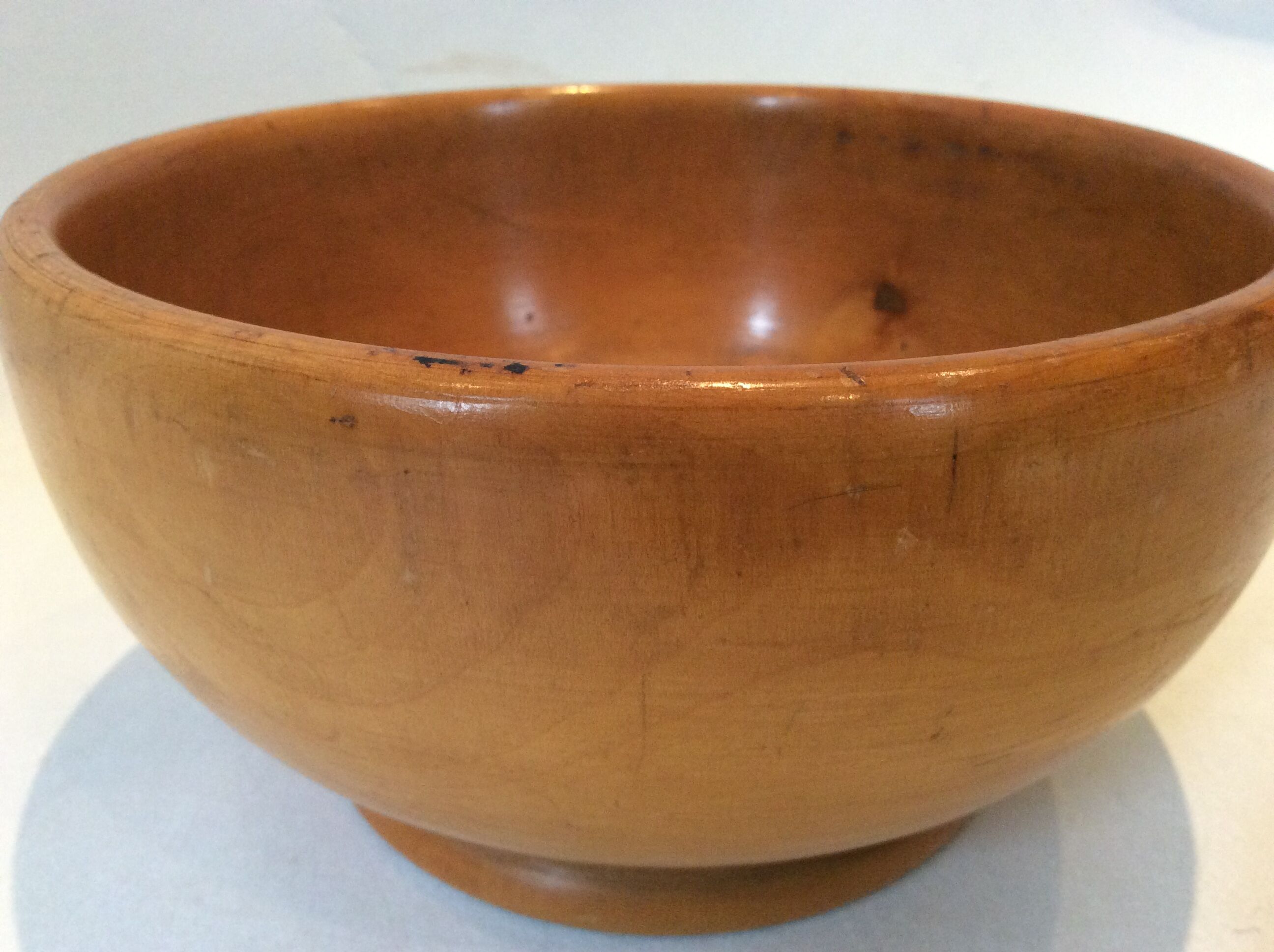 Wooden salad bowl
