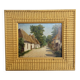 Small oil painting J.Poy 1900