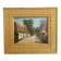 Small oil painting J.Poy 1900