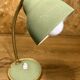 Ancienne lampe vintage metal vert, années 60', déco pop