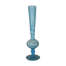 Vase en opaline émaillée, soliflore bleu