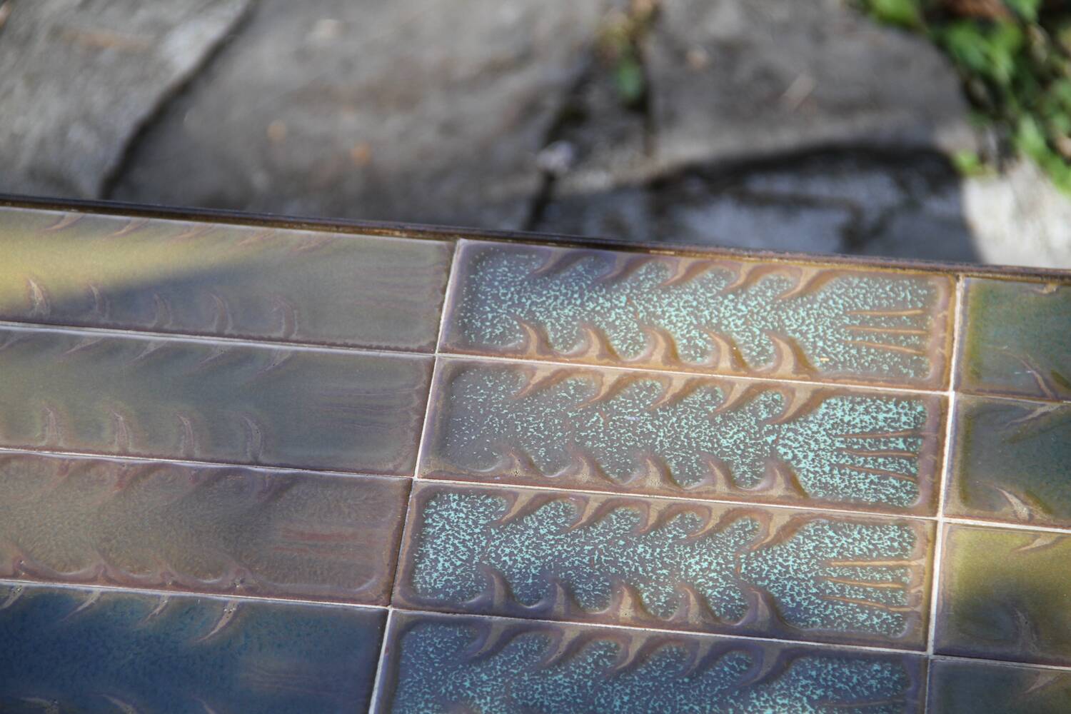 Roger Capron green coffee table