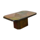 Coffee table in stone marquetry
